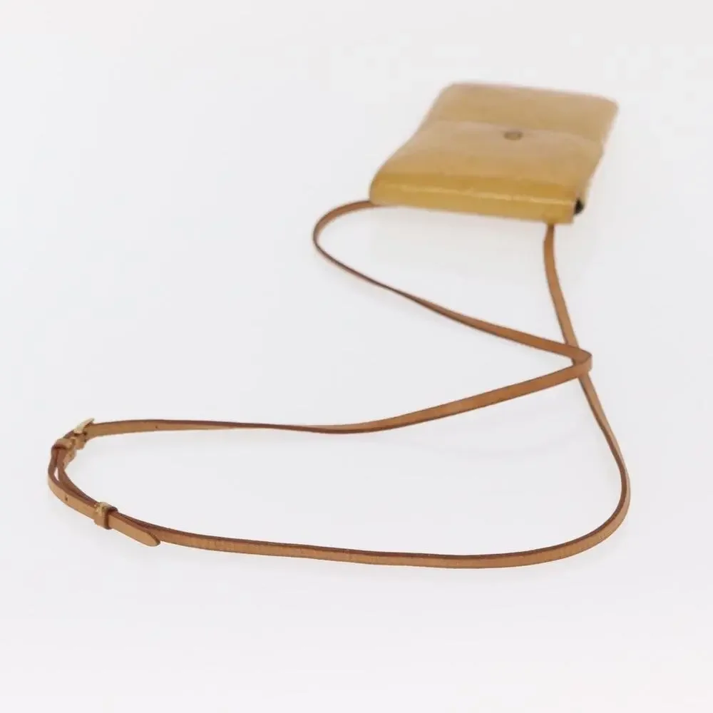 Louis Vuitton Monogram Vernis Walker Wallet Beige